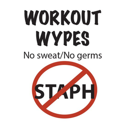 WORKOUT WYPES NO SWEAT/NO GERMS STAPH logo