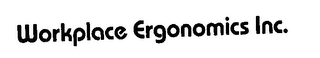WORKPLACE ERGONOMICS INC. logo