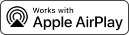 WORKS WITH APPLE AIRPLAY logo