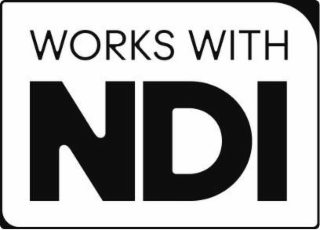 WORKS WITH NDI logo