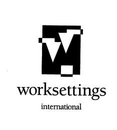 WORKSETTINGS INTERNATIONAL logo