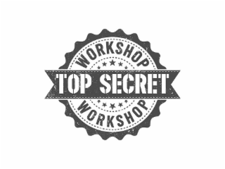WORKSHOP TOP SECRET WORKSHOP logo