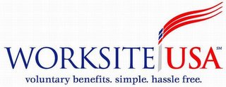 WORKSITE USA VOLUNTARY BENEFITS. SIMPLE. HASSLE FREE. logo