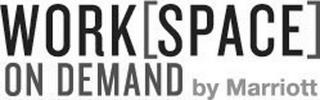 WORK[SPACE] ON DEMAND BY MARRIOTT logo