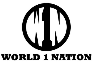 WORLD 1 NATION logo
