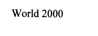 WORLD 2000 logo