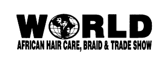 WORLD AFRICAN HAIR CARE, BRAID & TRADE SHOW logo