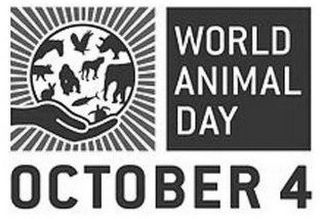 WORLD ANIMAL DAY OCTOBER 4 logo