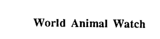 WORLD ANIMAL WATCH logo