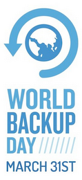 WORLD BACKUP DAY MARCH 31ST logo