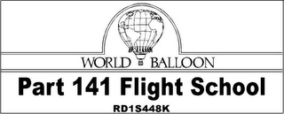 WORLD BALLOON PART 141 FLIGHT SCHOOL RD1S448K logo