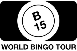 WORLD BINGO TOUR B15 logo