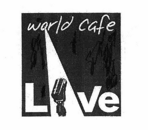 WORLD CAFE LIVE logo
