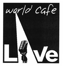 WORLD CAFE LIVE logo