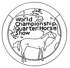 WORLD CHAMPIONSHIP QUARTER HORSE SHOW logo