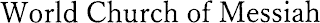 WORLD CHURCH OF MESSIAH logo