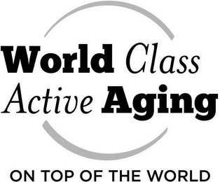 WORLD CLASS ACTIVE AGING ON TOP OF THE WORLD logo