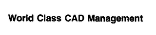 WORLD CLASS CAD MANAGEMENT logo