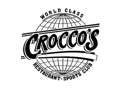 WORLD CLASS CROCCO'S RESTAURANT SPORTS CLUB logo