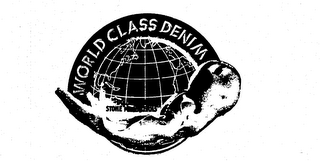 WORLD CLASS DENIM DOUBLE XX STONE WASH JEANS logo