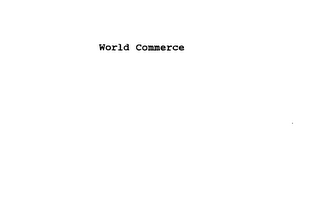 WORLD COMMERCE logo