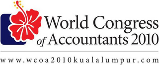 WORLD CONGRESS OF ACCOUNTANTS 2010 WWW.WCOA2010KUALALUMPUR.COM logo