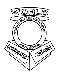 WORLD CORRUGATED CONTAINER WORLD CORRUGATED CONTAINER, INC. ALBION, MICHIGAN logo