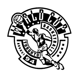 WORLD CUP BASKETBALL TORONTO AUGUST 94 logo