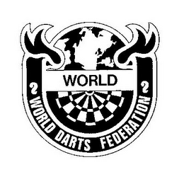 WORLD DARTS FEDERATION WORLD logo