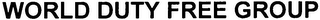 WORLD DUTY FREE GROUP logo