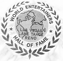 WORLD ENTERTAINERS HALL OF FAME LAS VEGAS LAKE TAHOE RENO logo