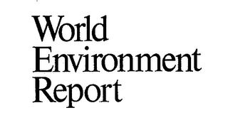 WORLD ENVIRONMENT REPORT logo