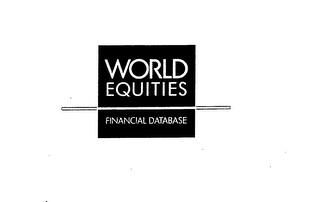 WORLD EQUITIES FINANCIAL DATABASE logo
