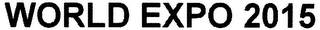 WORLD EXPO 2015 logo