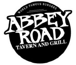 WORLD FAMOUS BURGERS ABBEY ROAD TAVERN AND GRILL logo