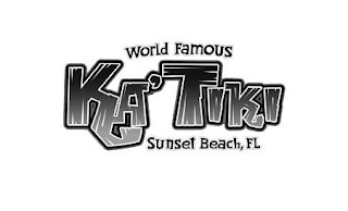 WORLD FAMOUS KA'TIKI SUNSET BEACH, FL logo
