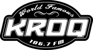 WORLD FAMOUS KROQ 106.7 FM logo