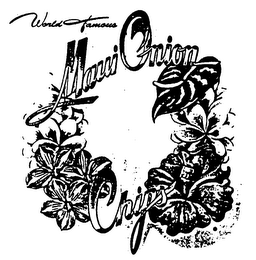 WORLD FAMOUS MAUI ONION CHIPS logo