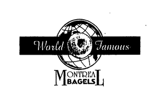 WORLD FAMOUS MONTREAL BAGELS logo