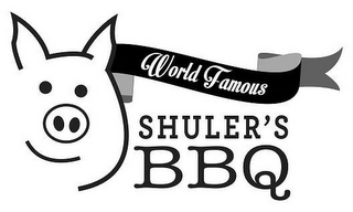 WORLD FAMOUS SHULER'S BBQ logo
