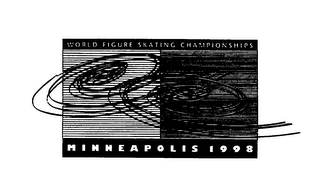 WORLD FIGURE SKATING CHAMPIONSHIPS MINNEAPOLIS 1998 logo