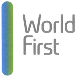 WORLD FIRST logo