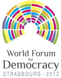 WORLD FORUM FOR DEMOCRACY STRASBOURG - 2012 logo