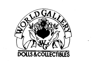 WORLD GALLERY DOLLS & COLLECTIBLES WG logo