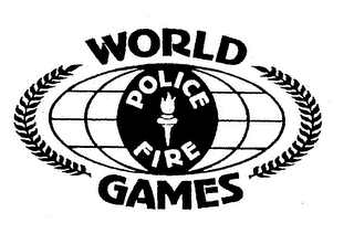 WORLD GAMES POLICE FIRE logo
