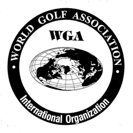 WORLD GOLF ASSOCIATION WGA INTERNATIONAL ORGANIZATION logo