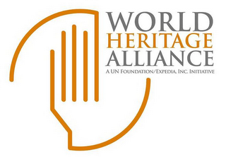 WORLD HERITAGE ALLIANCE A UN FOUNDATION/EXPEDIA, INC. INITIATIVE logo