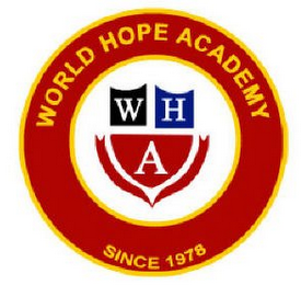WORLD HOPE ACADEMY WHA SINCE 1978 logo