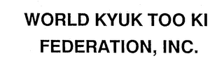 WORLD KYUK TOO KI FEDERATION, INC. logo