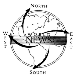 WORLD NEWS NORTH EAST SOUTH WEST logo